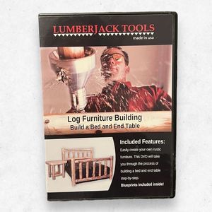 New Log‎ Furniture Building Build a Bed and End Table DVD Lumberjack Tools